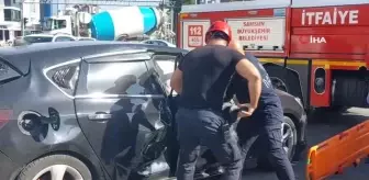 Samsun'da 4 aracın karıştığı zincirleme trafik kazasında 2 kişi yaralandı