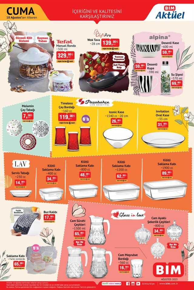 BİM AKTÜEL ÜRÜNLER: 17 Ağustos Bim aktüel ürünler kataloğu! Bugün Bim'e hangi aktüel ürünler gelecek?