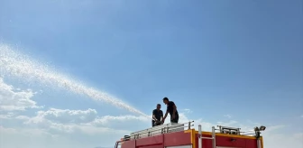 Konya'da arazi yangınları: Onlarca dönüm alan kül oldu