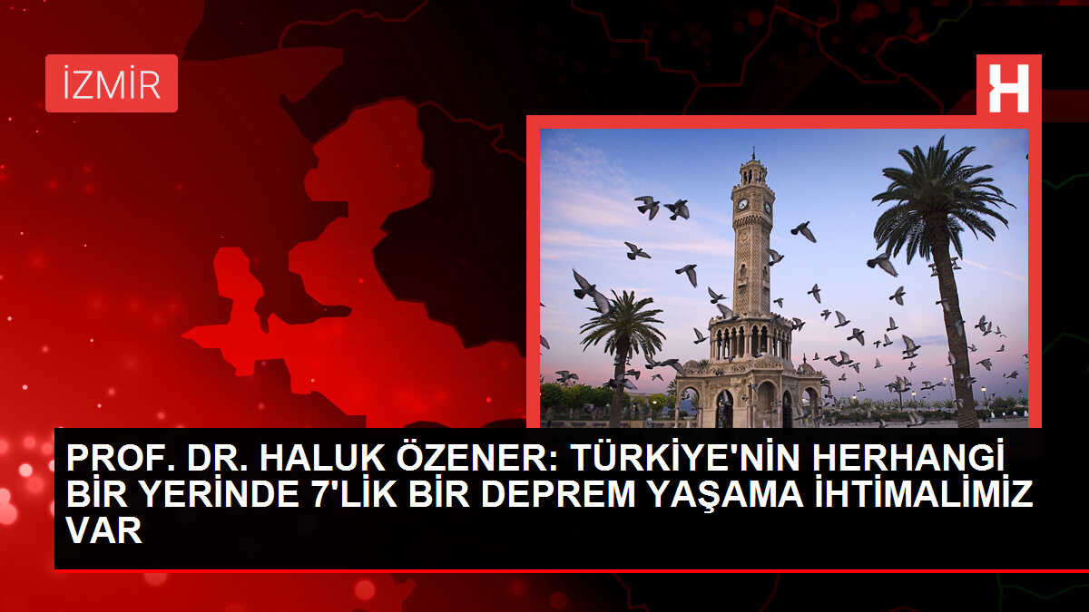 17 Ağustos Depreminin 24'üncü Yılı… Kandilli Rasathanesi Müdürü Özener: 'Türkiye'nin Herhangi Bir Yerinde 7'lik Deprem Yaşama İhtimalimiz Var'