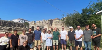 Sinop Kültür ve Turizm Derneği Balatlar Yapı Topluluğu Kazısı Alanında İncelemelerde Bulundu