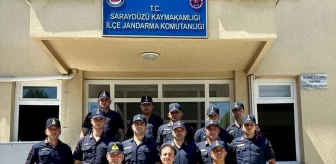 Sinop Vali Yardımcısı Saraydüzü İlçe Jandarma Komutanlığını Ziyaret Etti