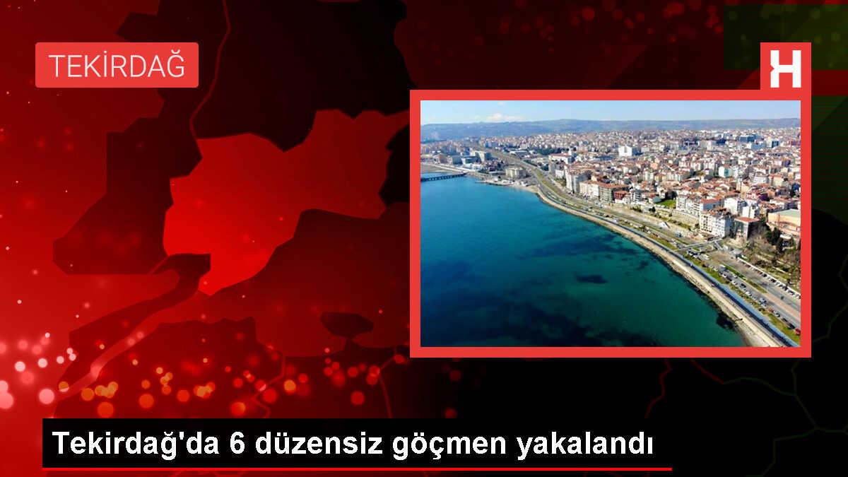 Tekirdağ'da 4 düzensiz göçmen yakalandı