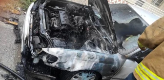 Hatay'ın Hassa ilçesinde araç yangını söndürüldü