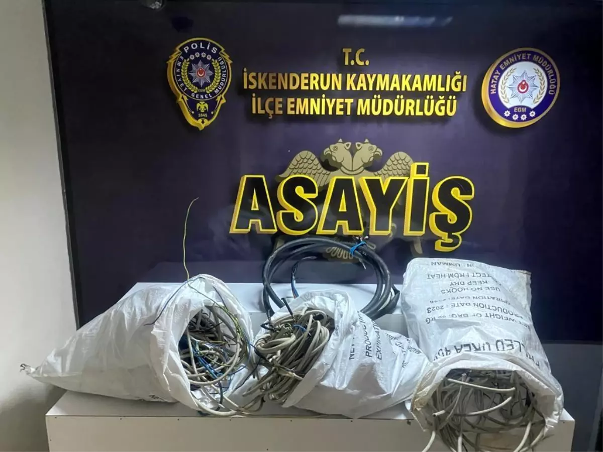 İskenderun'da bir iş yerinden hırsızlık yapan 2 şahıs gözaltına alındı