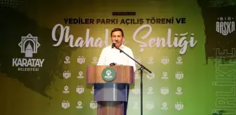 Karatay Belediyesi Yediler Parkı'nın Açılışını Gerçekleştirdi