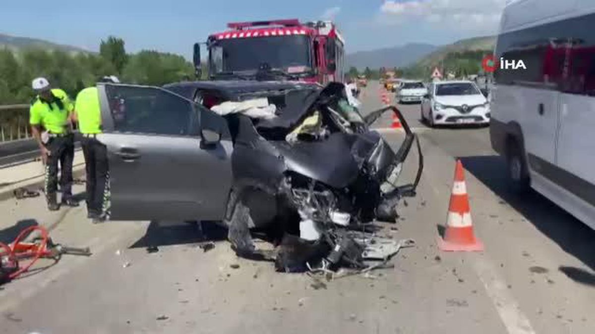 Tokat'ta trafik kazasında 1 kişi öldü, 1 kişi ağır yaralandı