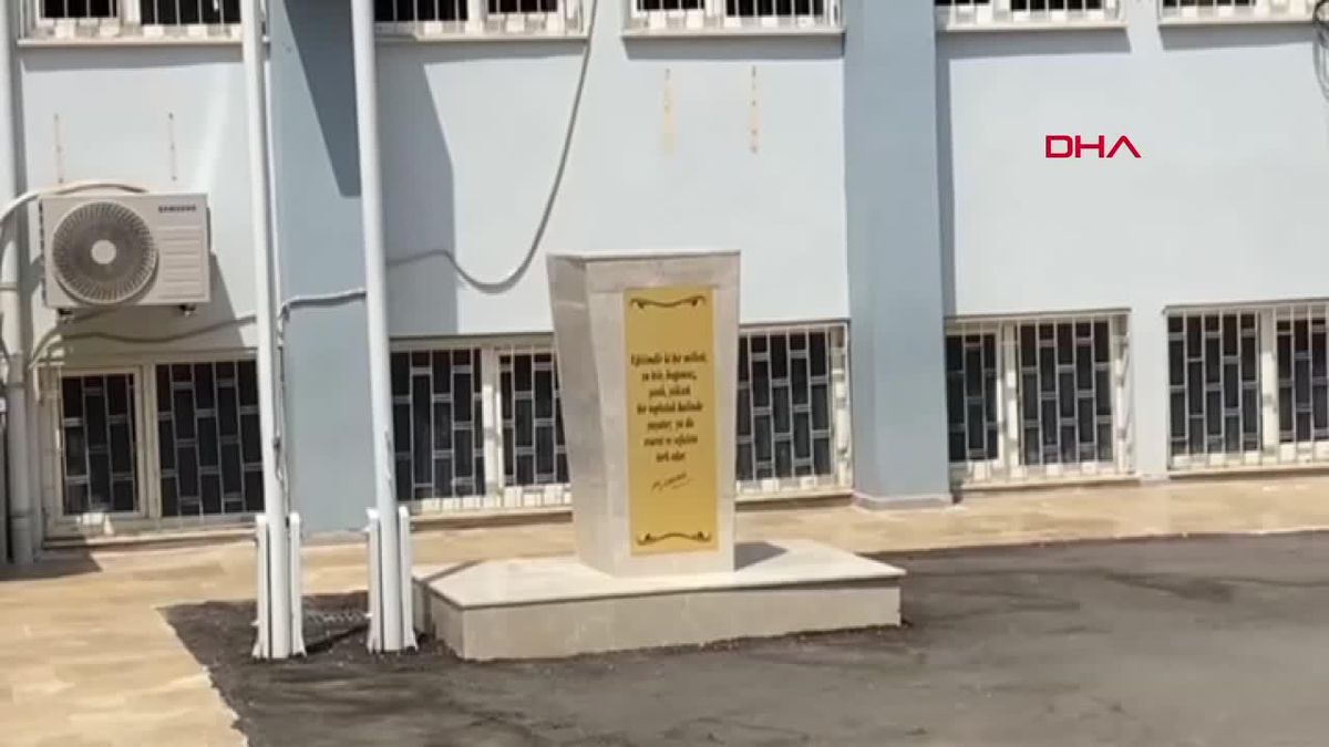 Serik'te Atatürk büstüne zarar veren şüpheli tutuklandı