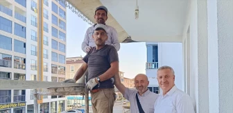Sorgun İlçe Müftüsü Mustafa Kayış, Kur'an kursu binasının büyütülmesi için destek aldı