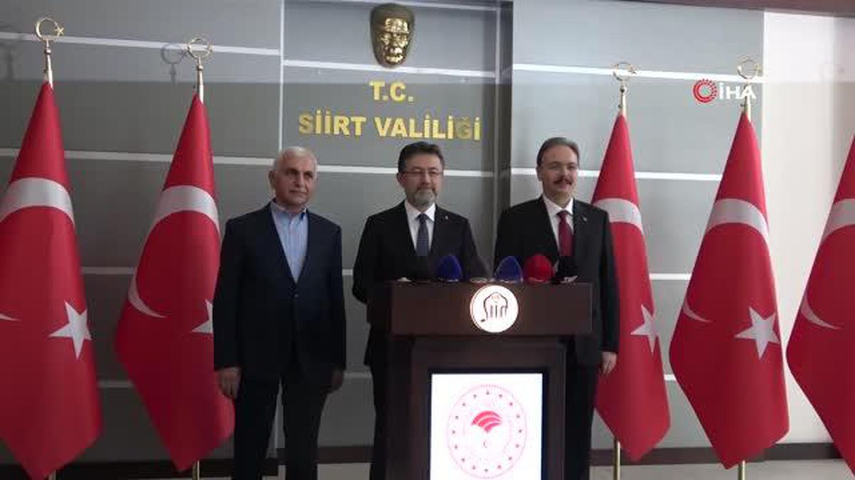 Tarım ve Orman Bakanı İbrahim Yumaklı Siirt'te