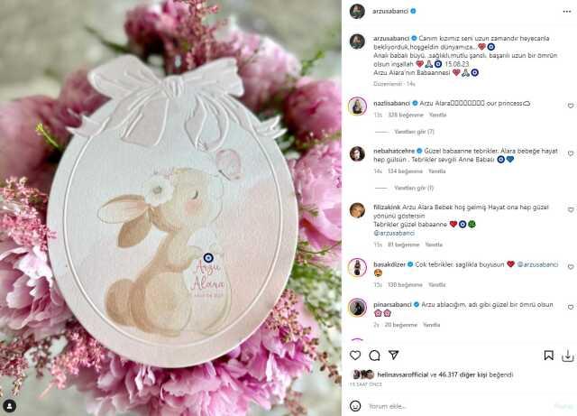 Torununa kendi adı verilen taze babaanne Arzu Sabancı, sessizliğini bozdu: Beni gururlandırdılar Torununa kendi adı verilen taze babaanne Arzu Sabancı, sessizliğini bozdu: Beni gururlandırdılar