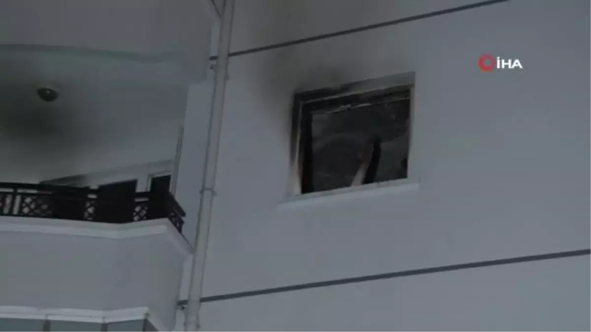 Ankara'da 8 Katlı Binada Yangın Çıktı