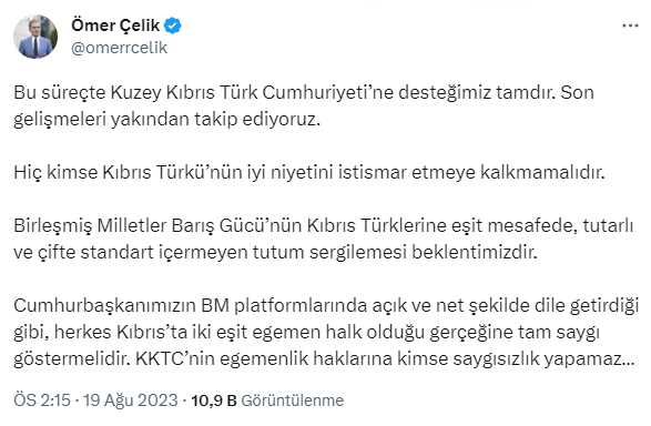 BM askerlerinin yol projesine müdahalesine AK Parti'den tepki: KKTC'nin egemenlik haklarına kimse saygısızlık yapamaz