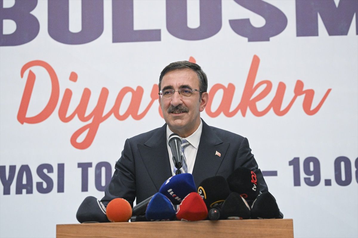 Cumhurbaşkanı Yardımcısı Yılmaz, Diyarbakır'da STK ve iş dünyası temsilcileriyle buluştu Açıklaması