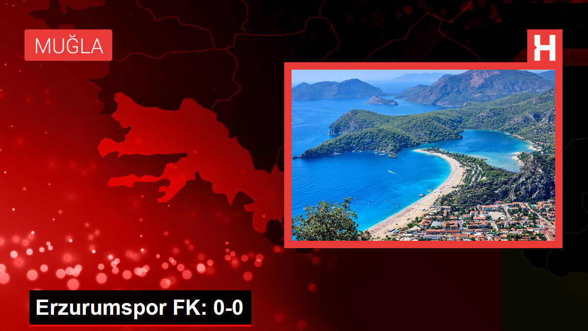 Bodrum FK ile Erzurumspor FK 0-0 berabere kaldı