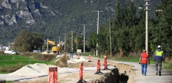 Muğla Büyükşehir Belediyesi Ören Mahallesi'nde Kanalizasyon ve Atıksu Arıtma Tesisi Projesi Yüzde 30 Tamamlandı