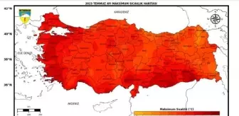 Son 53 yılın en sıcak 10'uncu temmuz ayı