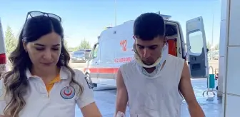 Aksaray'da refüje çarpan otomobildeki 5 kişi yaralandı