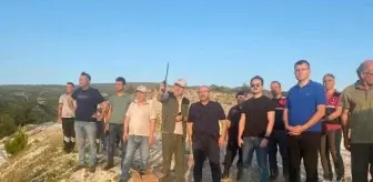 Balıkesir'de saman yüklü kamyonette çıkan yangın ormana sıçradı (2)