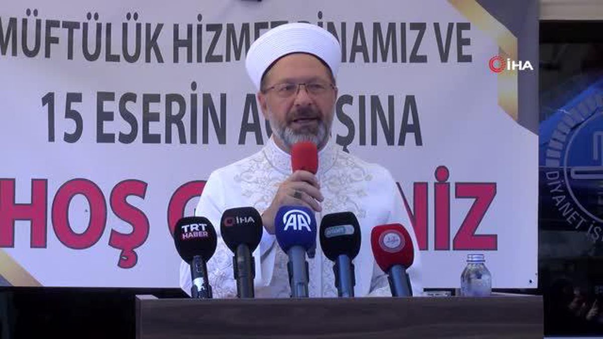 Diyanet İşleri Başkanı Erbaş: '4-6 yaş Kur'an kursları, çocukların Allah'ın rızasına uygun olarak yetiştirildiği mekanlardır'