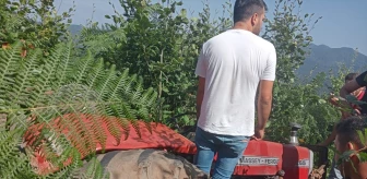 Düzce'de devrilen traktörün altında kalan sürücü öldü