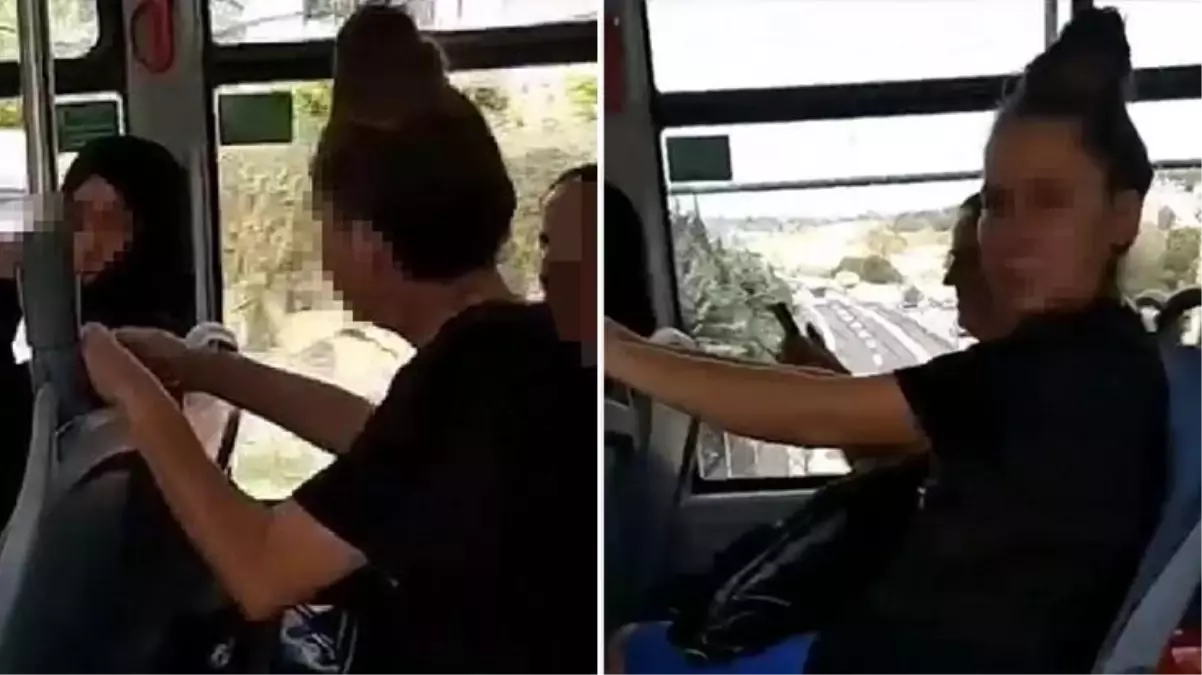 Otobüste çarşaflı kadına 'Burası Türkiye! Peçeni al da git' diyen kişi gözaltına alındı