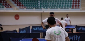 Diyarbakır'da Masa Tenisi Turnuvası Düzenlendi