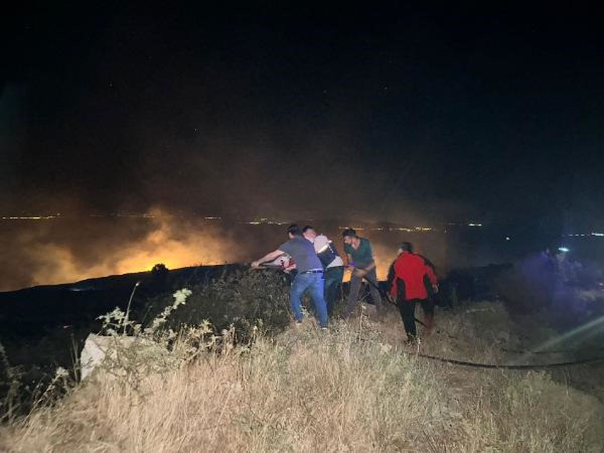 Marmara Adası'nda Makilikte Yangın Çıktı