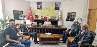 Sarıkamış Hamamlı Tarımsal Kalkındırma Kooperatifi Erzurum Orman Bölge Müdürlüğü'nü ziyaret etti