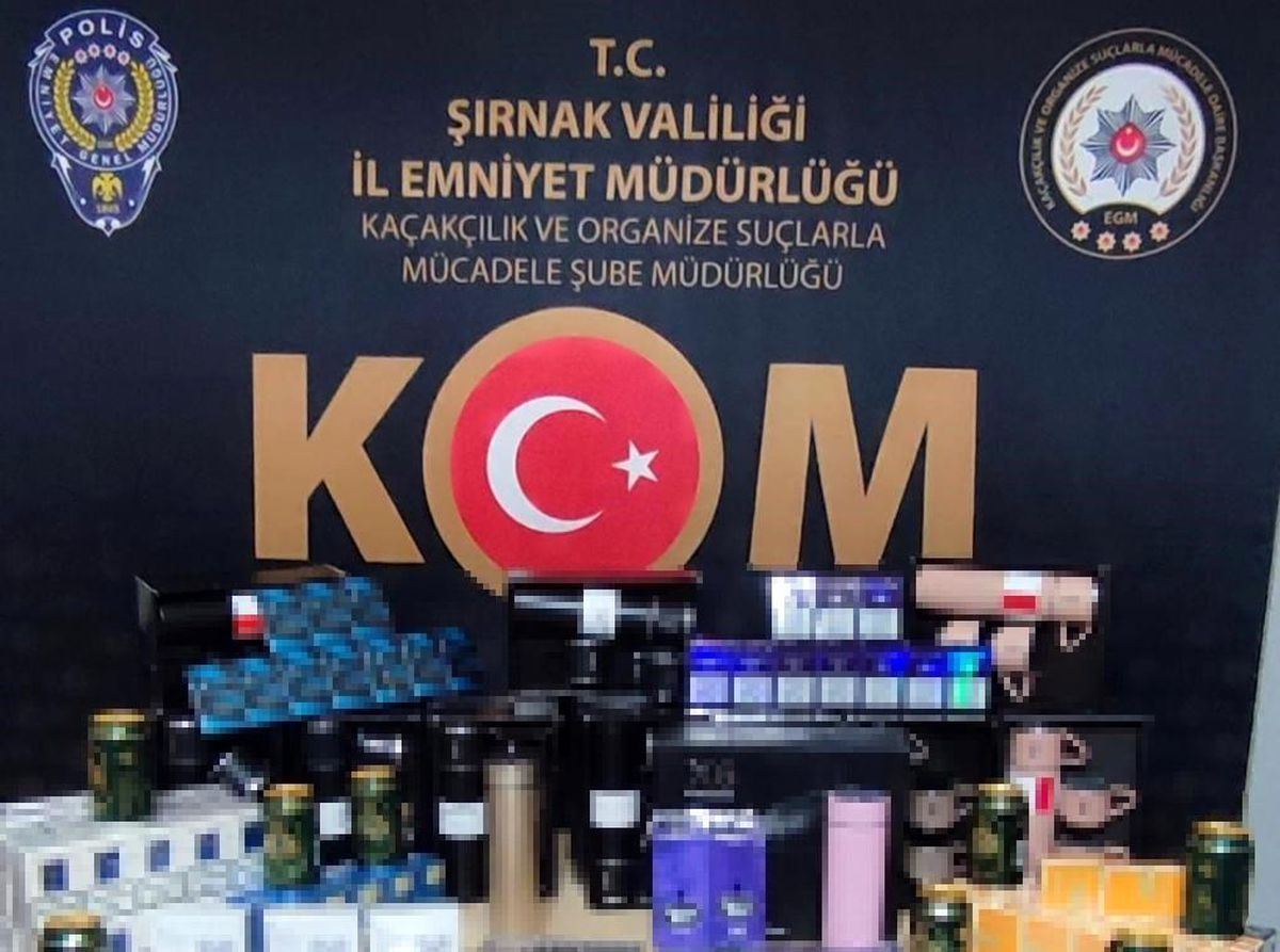 Şırnak'ta Kaçak Malzemeler Ele Geçirildi