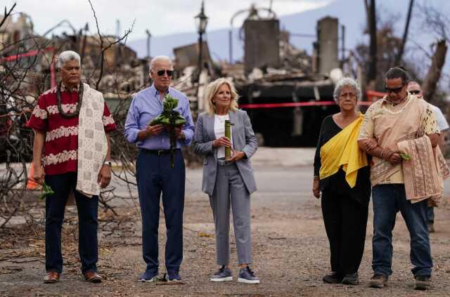 114 kişinin öldüğü yangın sonrası Hawaii'ye giden Biden'a soğuk duş: Bir şey yapmadığın için teşekkürler 114 kişinin öldüğü yangın sonrası Hawaii'ye giden Biden'a soğuk duş: Bir şey yapmadığın için teşekkürler