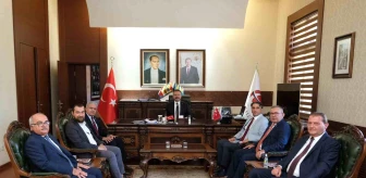 Eskişehir OSB Başkanı Nadir Küpeli Vali Hüseyin Aksoy'u ziyaret etti