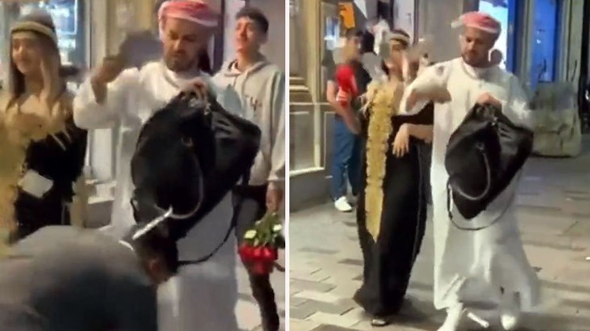 Görüntüler 2022 yılında çekilmiş! İstiklal Caddesi'nde para saçan şahıslardan biri yakalandı