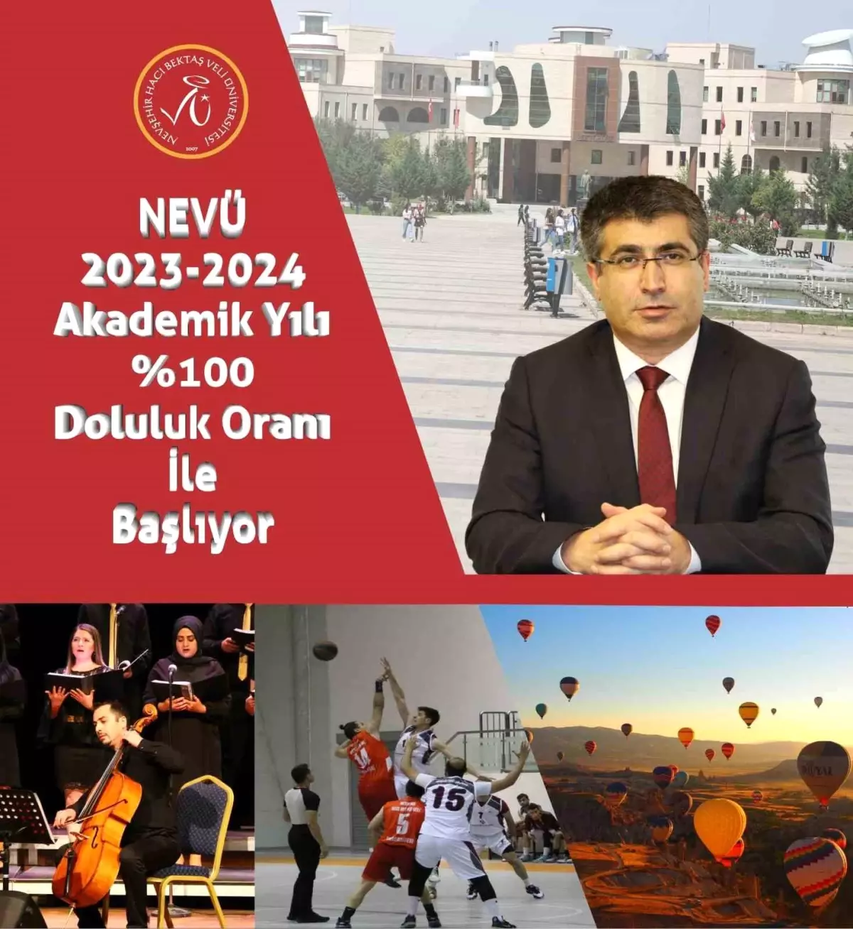 NEVÜ, 2023 YKS Yerleştirme Sonuçlarına Göre 5 Bin 499 Öğrenci Tercih Edildi