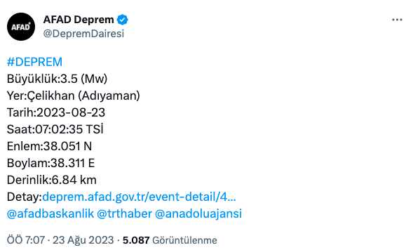 Dün gece deprem mi oldu? GÜNCEL DEPREMLER LİSTESİ! Dün gece nerede deprem oldu?