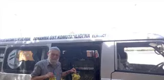 Elmacı Dede, Suriye'ye üzüm götürmek için yola çıkıyor