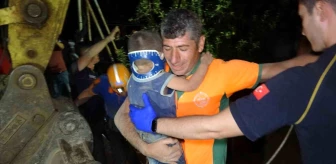 Isparta'da 2 yaşındaki çocuk sondaj kuyusundan kurtarıldı