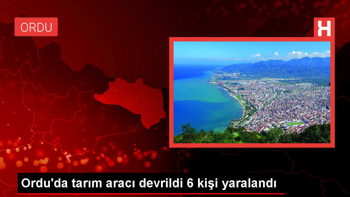 Ünye'de trafik kazasında 6 kişi yaralandı