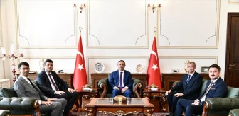 Süleymanpaşa Belediye Başkanı Hüseyin Uzunlar, Tekirdağ Valisi Recep Soytürk'ü ziyaret etti