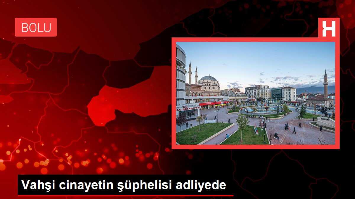 Vahşi cinayetin şüphelisi adliyede