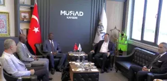 Afrika-Türkiye İş Geliştirme Merkezi MÜSİAD Kayseri Şubesini Ziyaret Etti