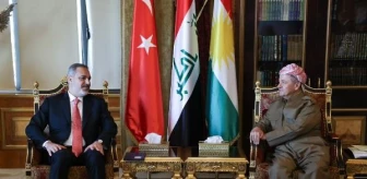 Fidan, Mesud Barzani ve IKBY Başbakan Yardımcısı Talabani ile görüştü