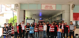 İzmir Atatürk Eğitim ve Araştırma Hastanesi'nde Kitlesel Yaralanma Tatbikatı