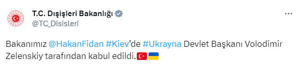 Bakan Fidan, Volodimir Zelenskiy ile bir araya geldi! Masadaki en kritik konu Tahıl Anlaşması'ydı