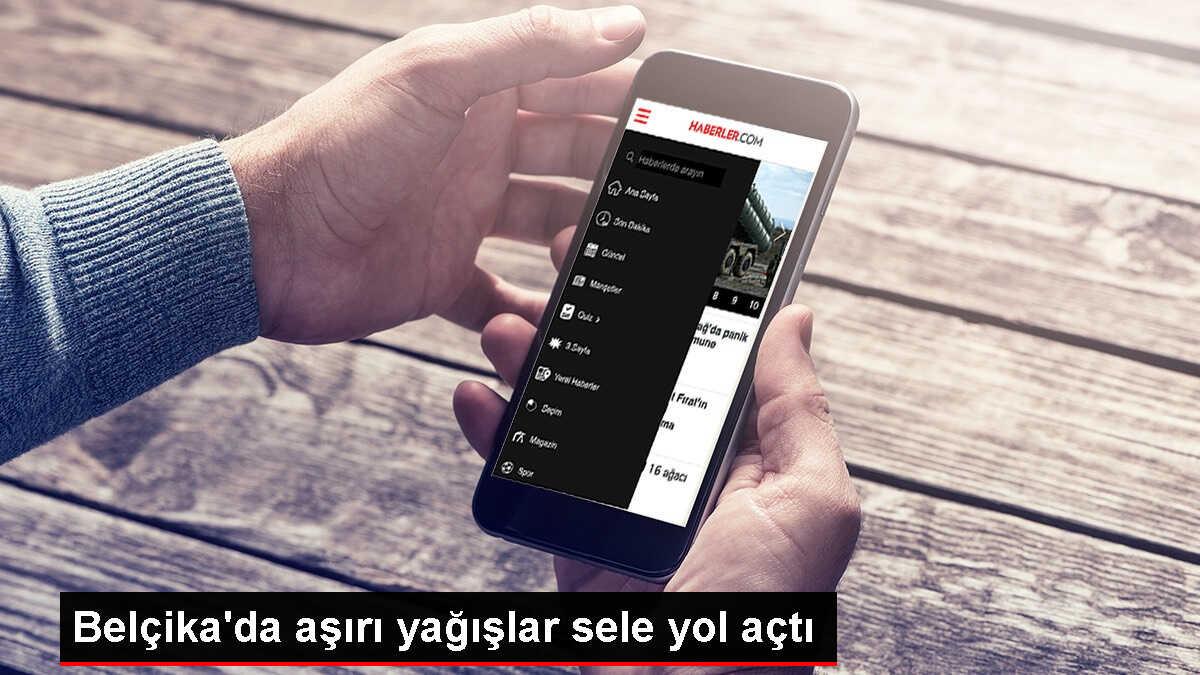 Belçika'da aşırı yağışlar sele neden oldu