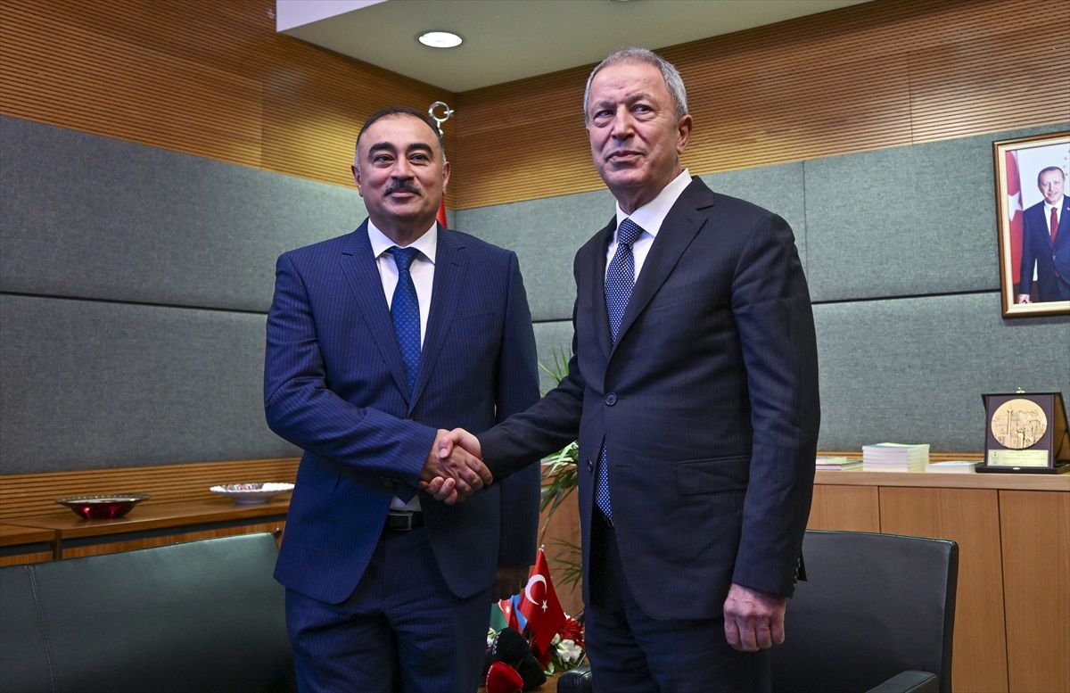 Hulusi Akar, Azerbaycan Büyükelçisi'ni Kabul Etti