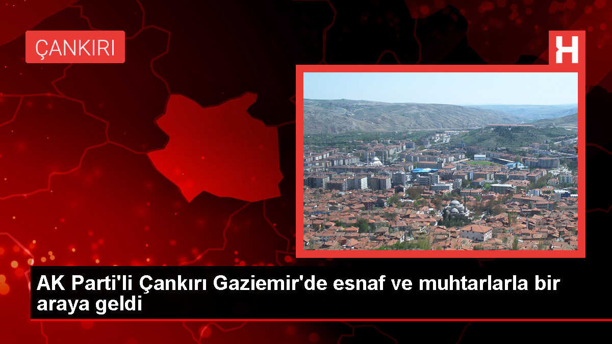 AK Parti İzmir Milletvekili Ceyda Bölünmez Çankırı Gaziemir Esnafını Ziyaret Etti