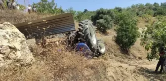 Aydın'da traktör devrildi, sürücü hayatını kaybetti