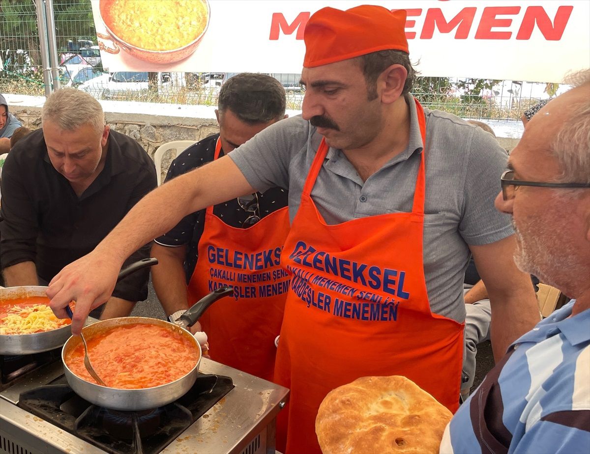 Samsun'da 4. Geleneksel Çakallı Menemen Şenliği Düzenlendi