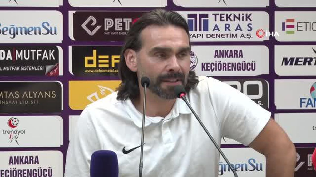 Cenk Özcan: 'Gol atma alışkanlığı çalışmalarına devam edeceğiz'
